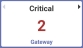 Total critical gateway readings from mobile or AMI readings